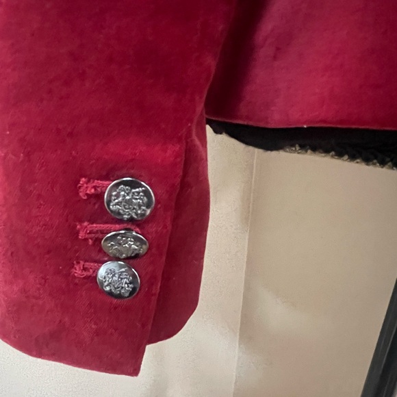 White House Black Market Velvet Blazer - Picture 3 of 5